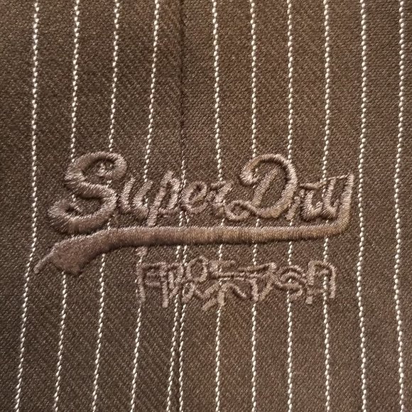 Vintage SuperDry Men's Pinstripe Wastecoat - Picture 4 of 10